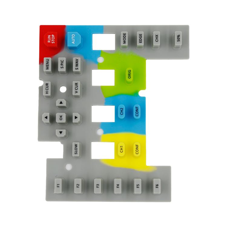量大量小都可以定制水泵機(jī)組控制模塊專(zhuān)用硅膠面板